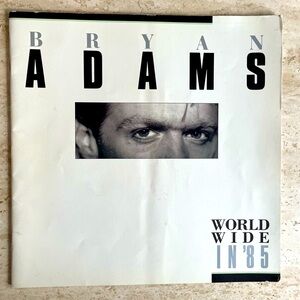 Bryan Adams World Wide Tour program
